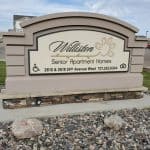 Williston Senior Apartments Sign