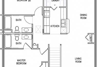Meadowview Apartments Second Floor Unit 2Bedroom